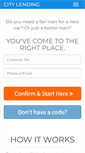 Mobile Screenshot of citylending.com